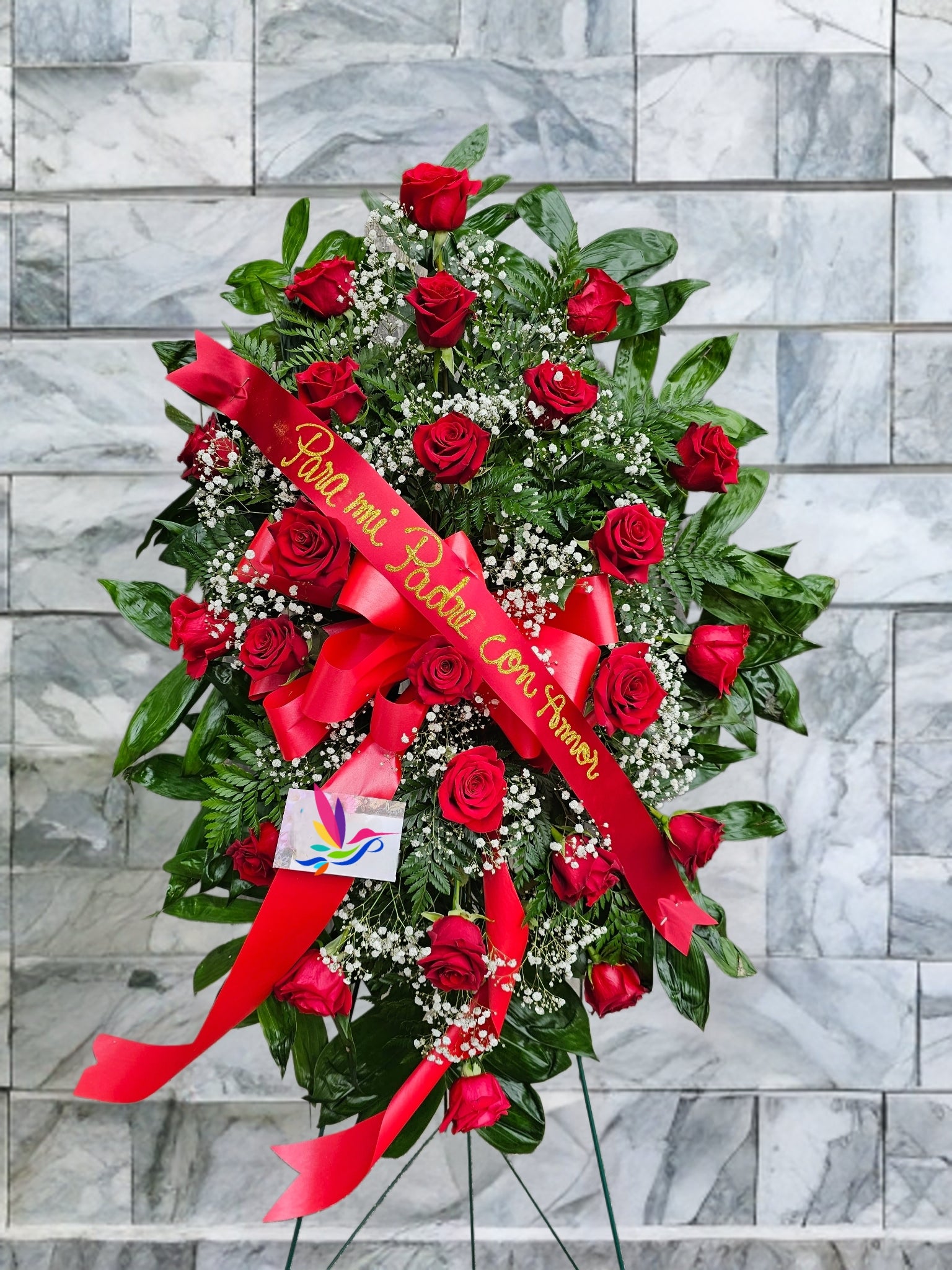 6' Roses spray