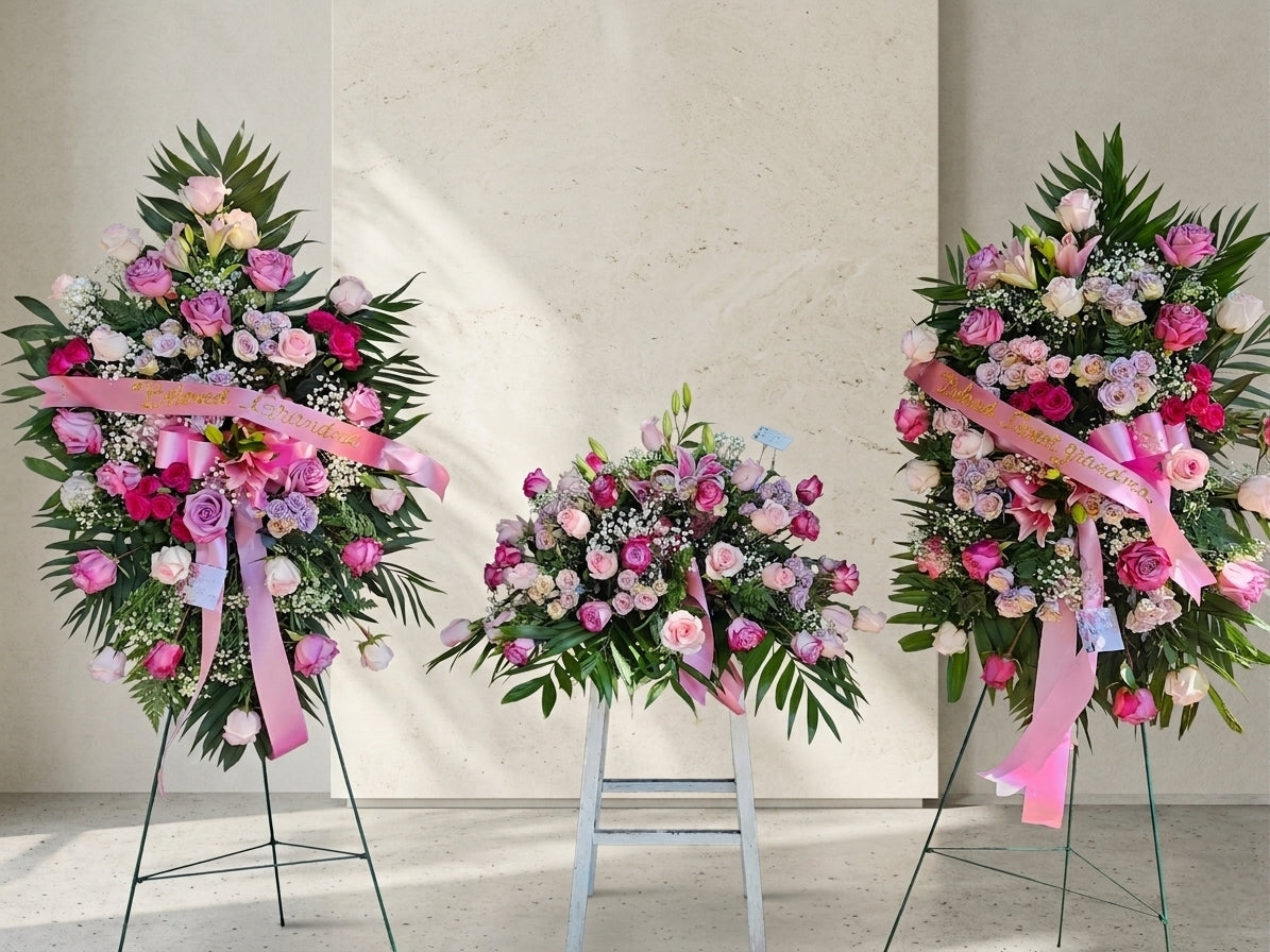 Funeral floral set