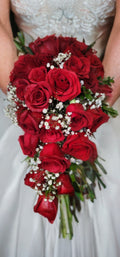 Waterfall roses bouquet