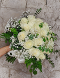 Classic roses bride bouquet